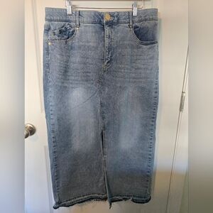 EUC Wit & Wisdom Denim Skirt Size 16